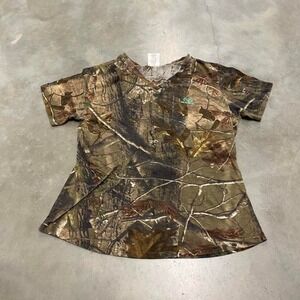 Vintage y2k 90s womens real tree shirt